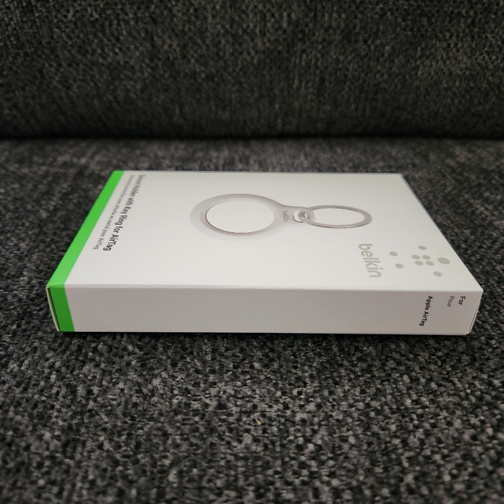 Belkin Single Secure Holder with Key Ring for AirTag White Open Face Case NEW - Picture 6 of 8